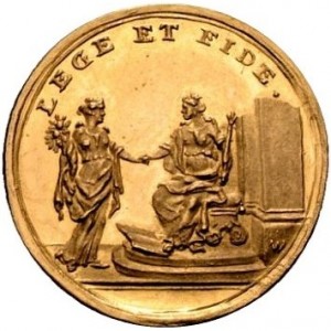 Реверс монеты Нюрнберг, 1 дукат, 1792