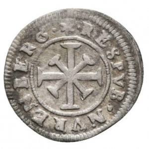 Реверс монеты Нюрнберг, 1 крейцер, 1630-1641