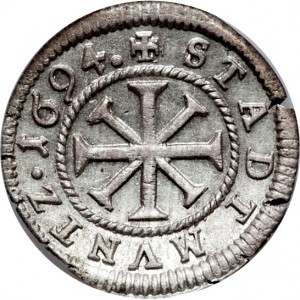 Реверс монеты Нюрнберг, 1 крейцер, 1691-1732