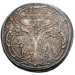Аверс монеты Нюрнберг, 60 крейцеров, 1638-1640
