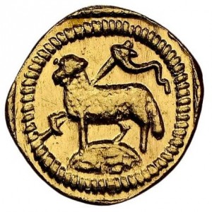 Реверс монеты Нюрнберг, 1/32 дуката, 1700