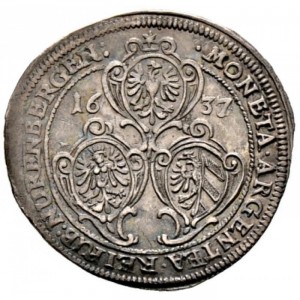 Аверс монеты Нюрнберг, ¼ талера, 1626-1637