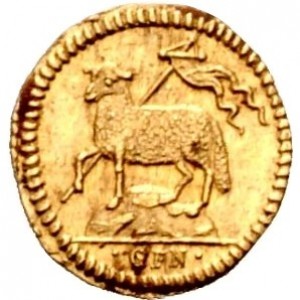 Реверс монеты Нюрнберг, ⅛ дуката, 1700