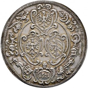 Аверс монеты Нюрнберг, ½ талера, 1621-1625