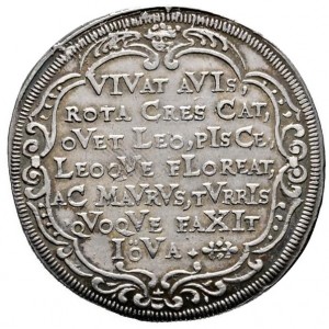 Реверс монеты Нюрнберг, ½ талера, 1621-1625