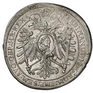 Реверс монеты Нюрнберг, ½ талера, 1631