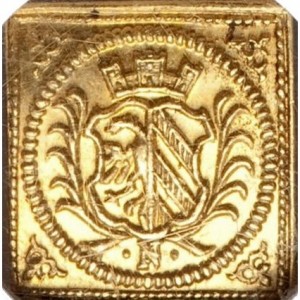 Аверс монеты Нюрнберг, ¼ дуката, 1700