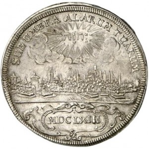 Реверс монеты Нюрнберг, 1 талер, 1658-1677