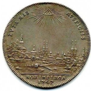 Аверс монеты Нюрнберг, 1 талер, 1742