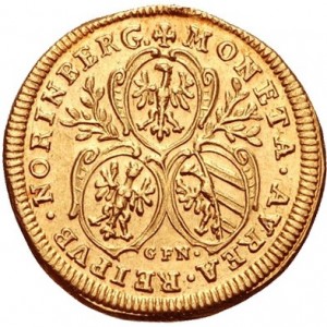 Аверс монеты Нюрнберг, ½ дуката, 1692
