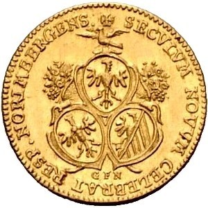 Аверс монеты Нюрнберг, ½ дуката, 1700