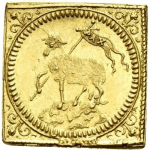 Реверс монеты Нюрнберг, ½ дуката, 1700