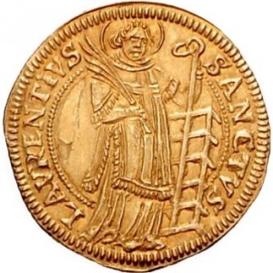 Реверс монеты Нюрнберг, 1 голдгульден, 1620-1622