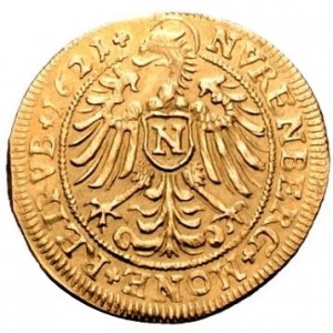 Аверс монеты Нюрнберг, 1 голдгульден, 1620-1623