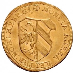Аверс монеты Нюрнберг, 1 дукат, 1632