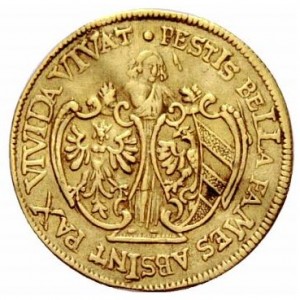 Реверс монеты Нюрнберг, 1 дукат, 1635