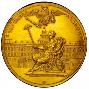 Реверс монеты Нюрнберг, 10 дукатов, 1688