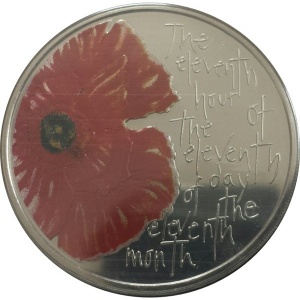 Реверс монеты Олдерни, 5 фунтов, 2012-2013, День памяти