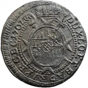 Реверс монеты Оломоуц, 1 крейцер, 1701-1705