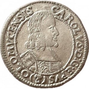 Аверс монеты Оломоуц, 3 крейцера, 1665-1673