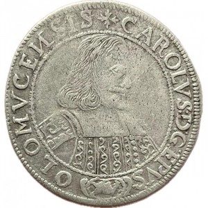 Аверс монеты Оломоуц, 15 крейцеров, 1664