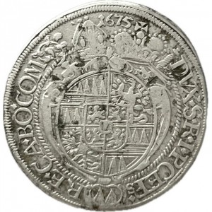 Реверс монеты Оломоуц, 15 крейцеров, 1675-1677