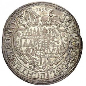 Реверс монеты Оломоуц, 1 талер, 1695