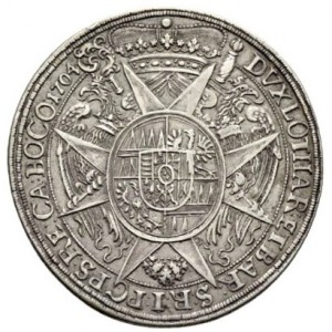 Реверс монеты Оломоуц, 1 талер, 1704