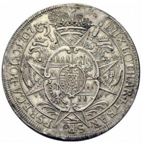 Реверс монеты Оломоуц, 1 талер, 1706-1707