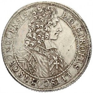Аверс монеты Оломоуц, 1 талер, 1709-1710