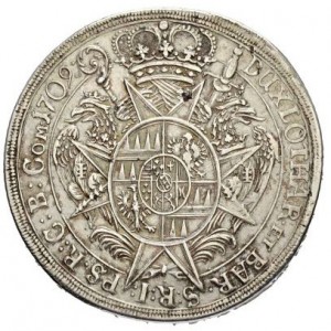 Реверс монеты Оломоуц, 1 талер, 1709-1710
