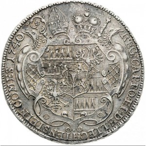 Реверс монеты Оломоуц, 1 талер, 1739-1740