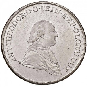 Аверс монеты Оломоуц, 1 талер, 1779