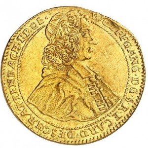 Аверс монеты Оломоуц, 1 дукат, 1712-1737
