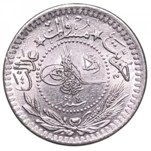 Аверс монеты Османская империя, 5 пара, 1909