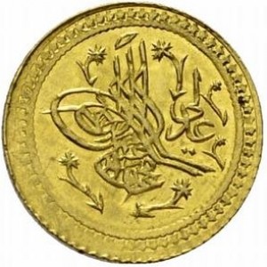Аверс монеты Османская империя, 1 сурре алтын, 1808