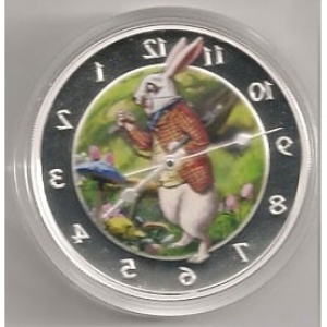 Реверс монеты Острова Питкэрн, 2 доллара, 2011, Алиса в стране чудес