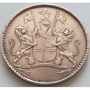 Реверс монеты Остров Святой Елены, ½ пенни, 1821