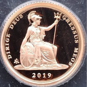 Реверс монеты Остров Святой Елены, 25 пенсов, 2019, Британия