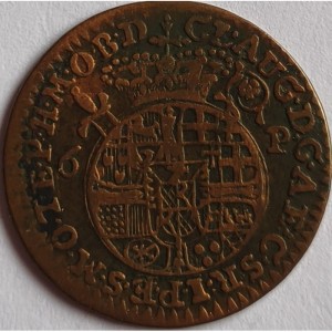 Аверс монеты Падерборн, 6 пфеннигов, 1743-1748