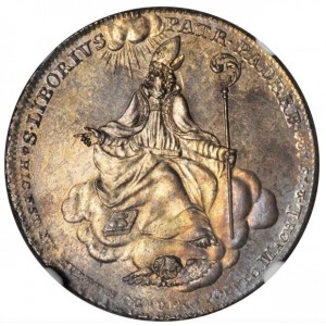 Реверс монеты Падерборн, ⅔ талера, 1786