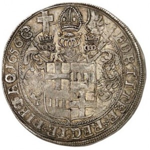 Реверс монеты Падерборн, 1 талер, 1656