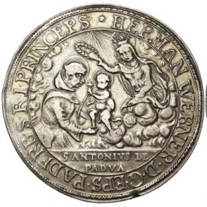 Аверс монеты Падерборн, 1 талер, 1685-1693
