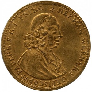 Аверс монеты Падерборн, 1 дукат, 1693
