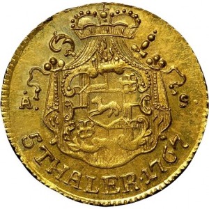 Реверс монеты Падерборн, 5 талеров, 1765-1767