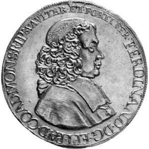 Аверс монеты Падерборн, 6 дукатов, 1676