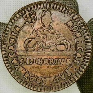 Аверс монеты Падерборн, 3 пфеннига, 1761