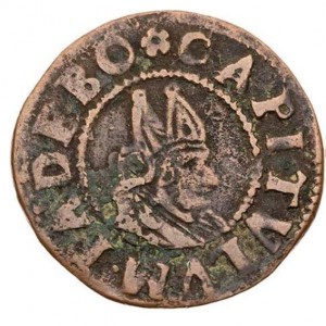 Аверс монеты Падерборн, 6 пфеннигов, 1617