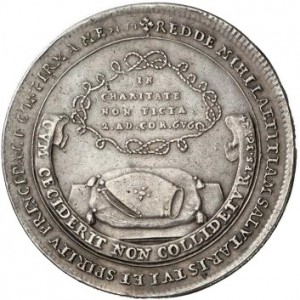 Реверс монеты Падерборн, 1 талер, 1719
