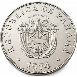 Аверс монеты Панама, 5 сентесимо, 1962-1993